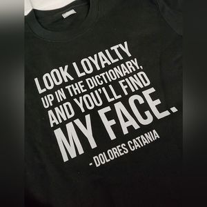 NWT Unisex Loyalty Dolores Catania Sweatshirt Medium Black